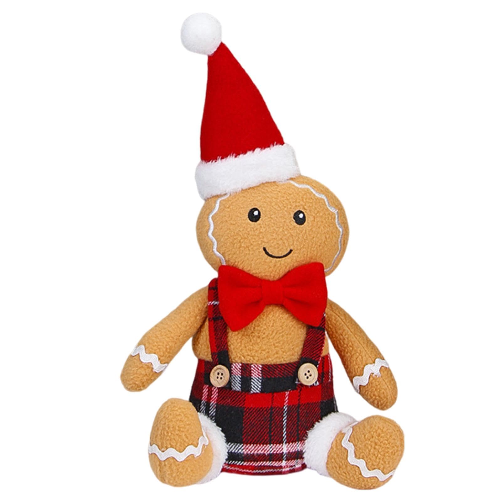 Amazon.co.jp: ジンジャーブレッド ぬいぐるみ、クリスマス ジンジャー