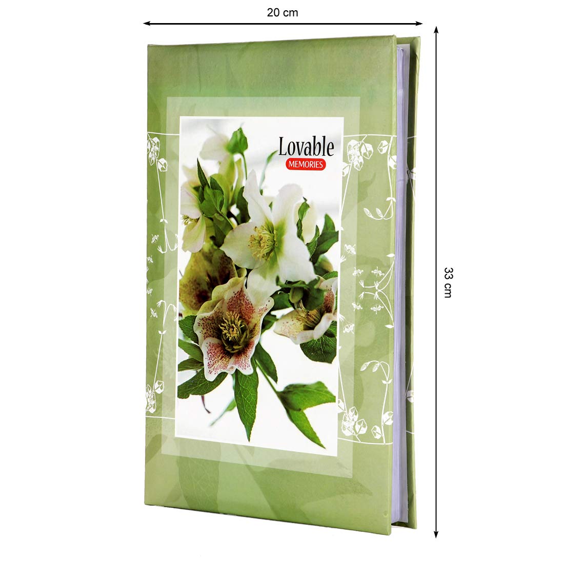 Sehaz Artworks Photo Album Book | Album For Photo Collection | Photo Album 4x6 Holds 204 | Polaroid Photo Albums | Green Lovable Memories