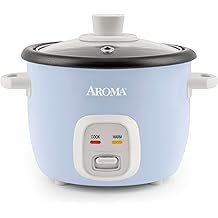 Aroma Housewares 4-Cups (Cooked) / 1Qt. Rice &amp; Grain Cooker (ARC-302NGBL), Blue