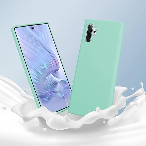 Miniatura 60 de Funda para Galaxy Note 10 Plus, silicona líquida, delgada, suave, TPU, protección de cuerpo completo, a prueba de golpes, para Galaxy Note 10 Plus