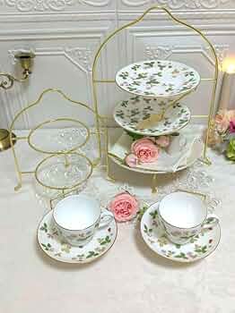 Amazon｜黒壺 ウエッジウッド ワイルドストロベリー皿 トリオ