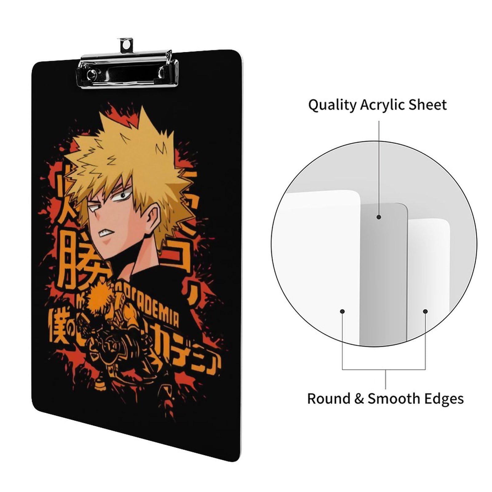 Amazon | 【A4サイズ】爆豪勝己 ヒロアカ クリップボード A4