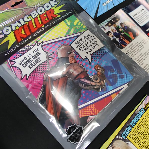 Comic Book Killer - Juego de mesa Murder Mystery miniatura 6