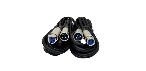 Miniatura 5 de Your Cable Store - Kit de cables de micrófono XLR de 10 pies, dos de 15 pies, dos cables de conexión XLR de 25 pies y dos cables de conexión XLR de
