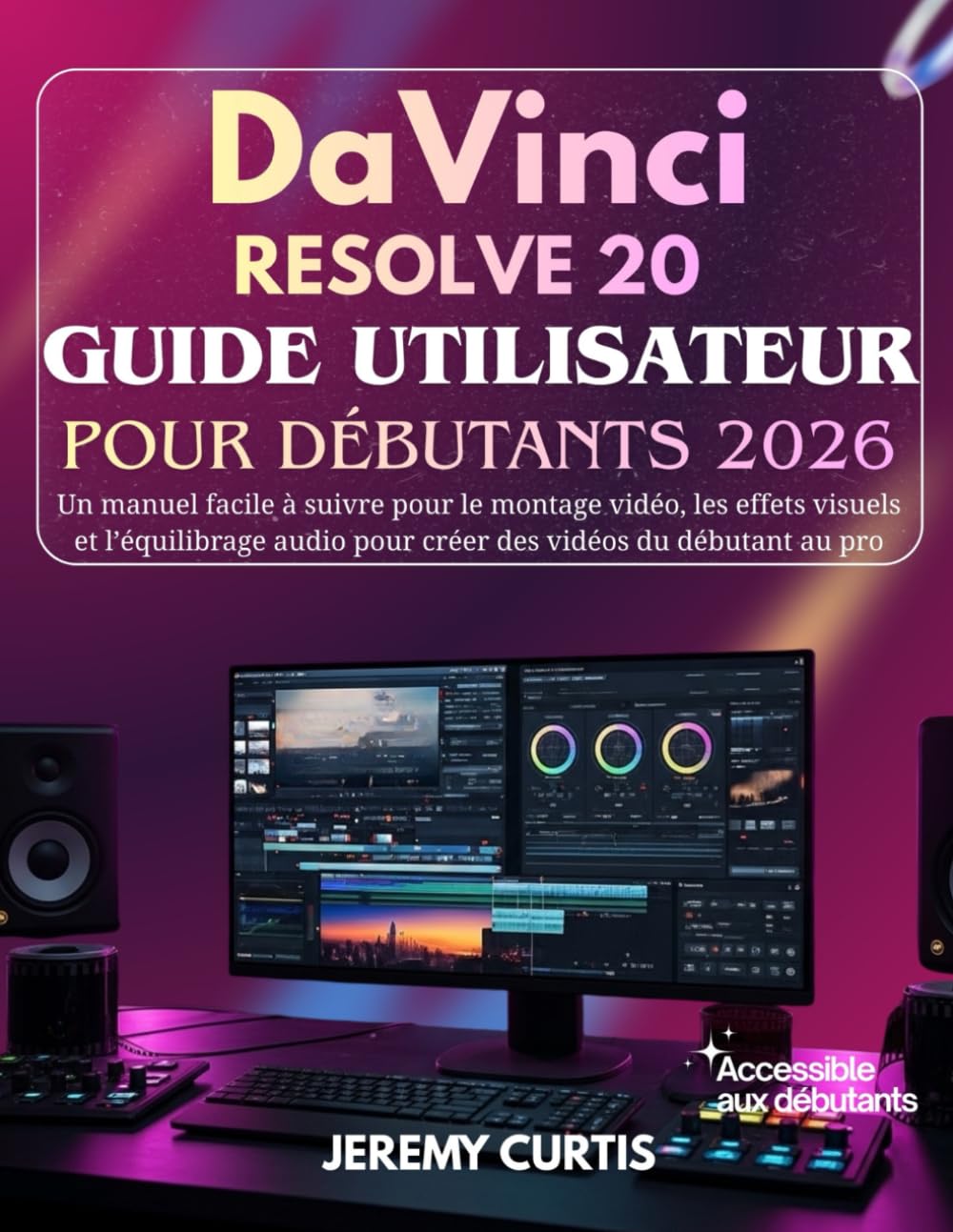 DaVinci Resolve 20 Guide Utilisateur Pour Débutants 2026: Un manuel facile à suivre pour le montage vidéo, les effets visuels et l’équilibrage audio pour créer des vidéos du débutant au pro