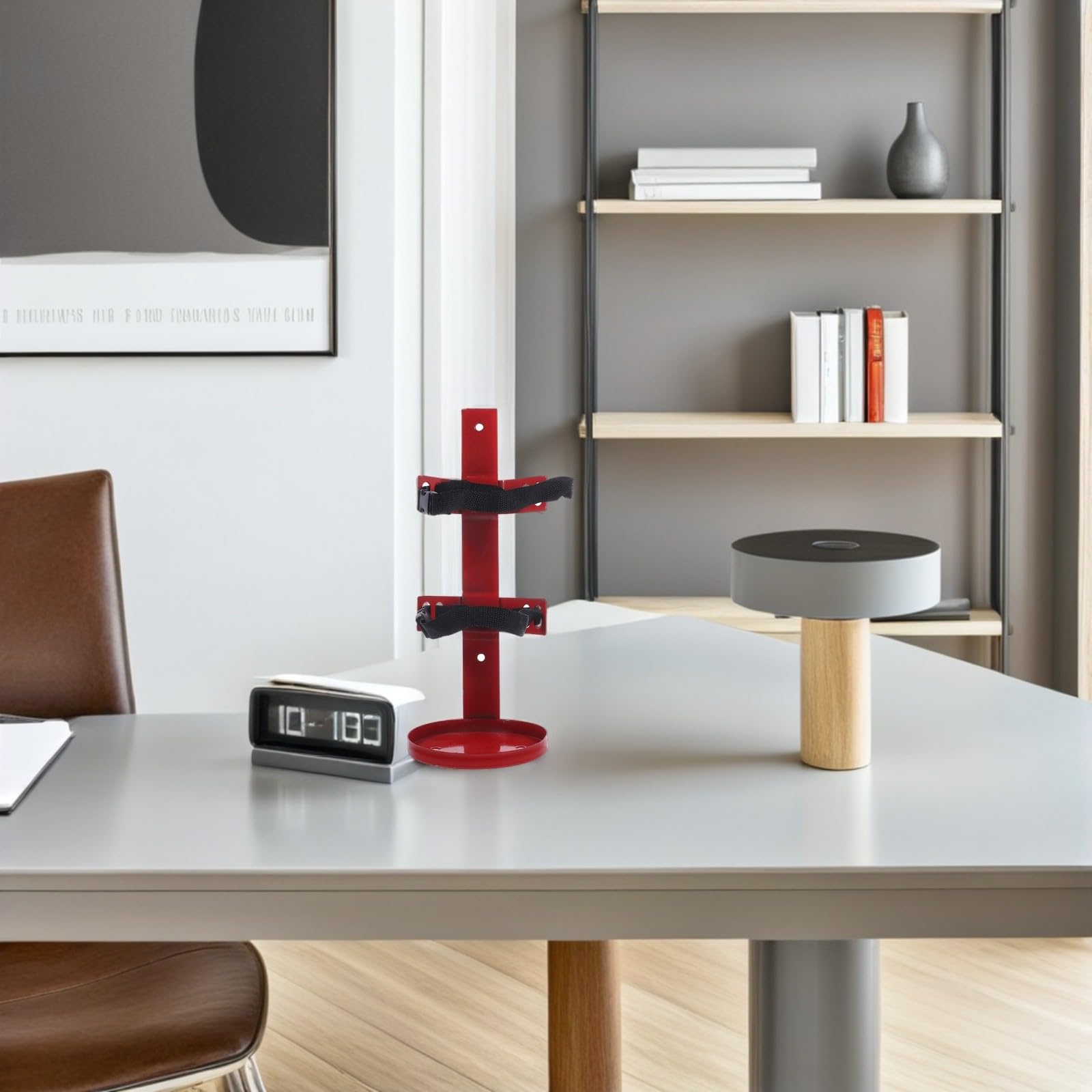 Soporte Para Extintor De 2 a 4 Kg Superficie Pulida y Orificios Variables Para Coches, Camiones y Caravanas