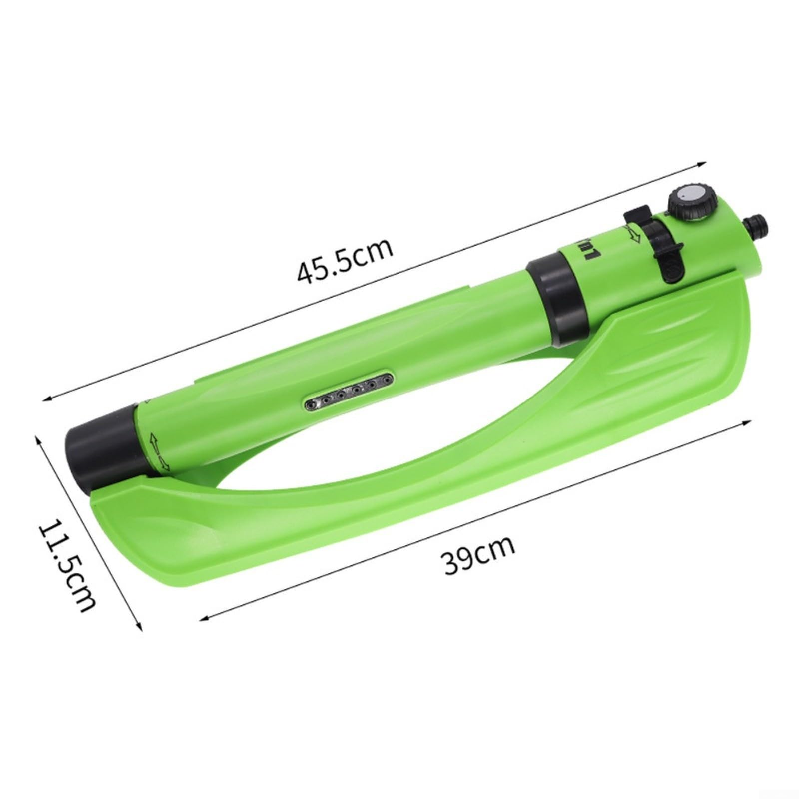 RichVibe Einstellbarer 3-in-1-Gartensprinkler für Rasen und Hof, oszillierendes Bewässerungssystem mit breiter Abdeckung und Durchflusskontrolle