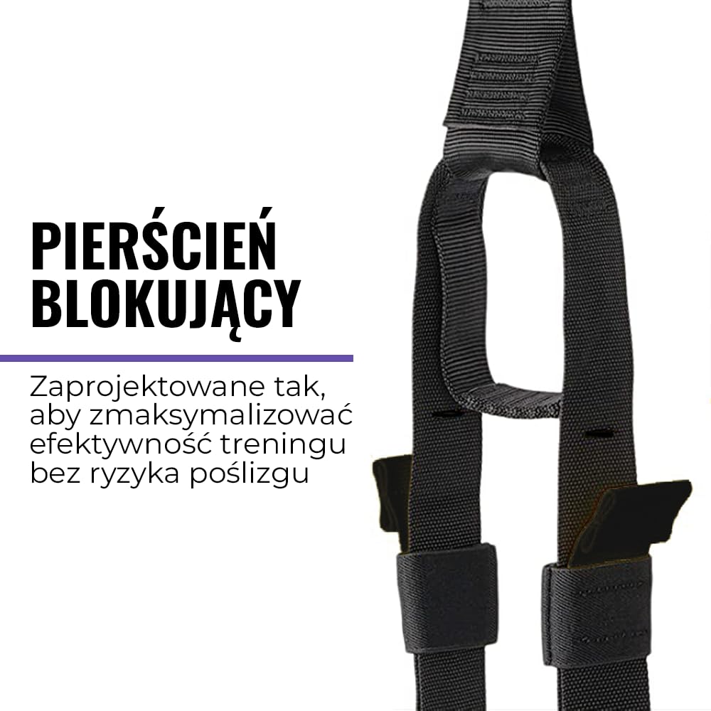Trx, Regulowane paski wielofunkcyjne, Linki do treningu w podwieszeniu, Trenażer taśmowy, Kalistenika, Fitness, CrossFit, Pompki