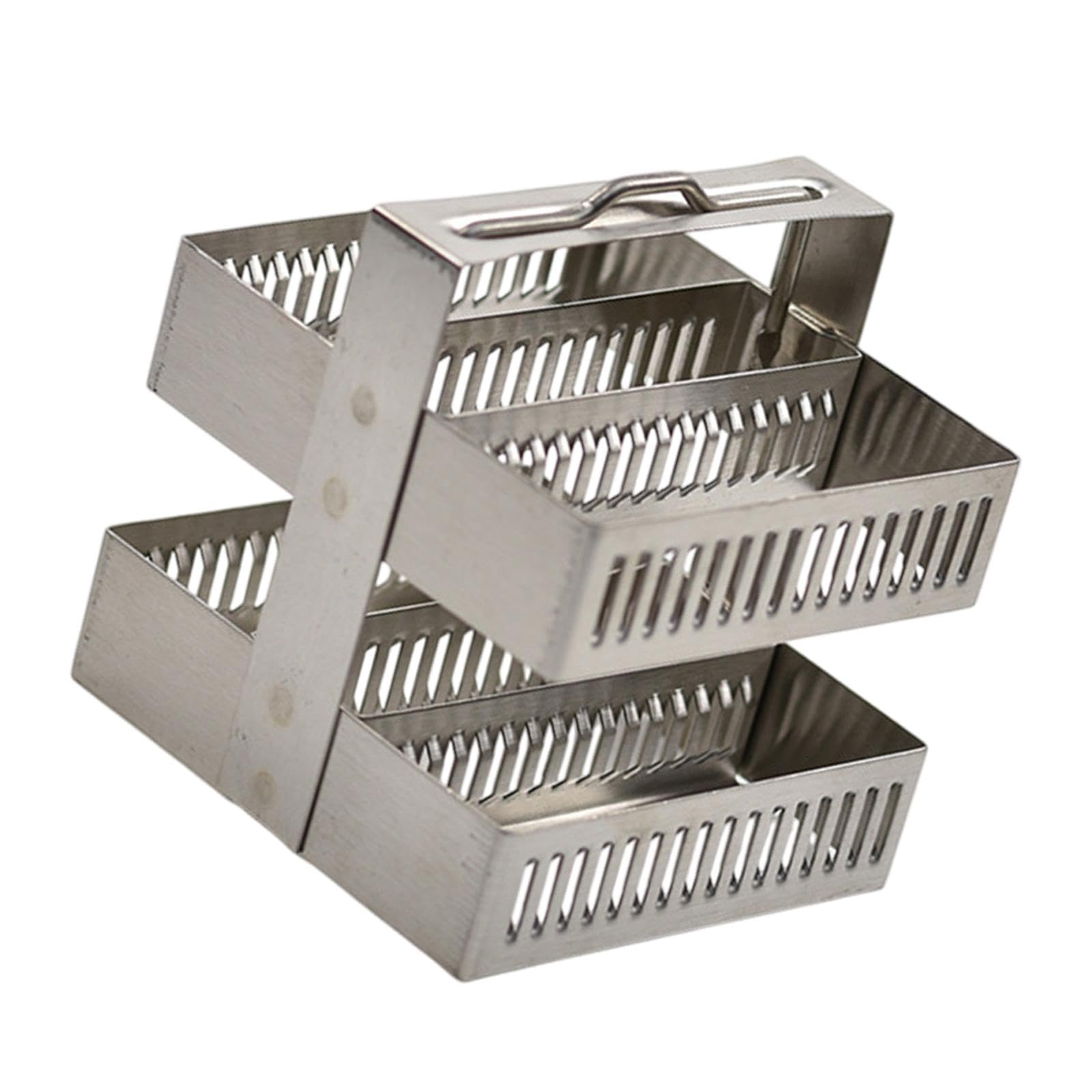 Lyla Stainless Steel Dyeing Rack Two Layers for Laboratory Supplies Accessory fits 30 Slides-image-15