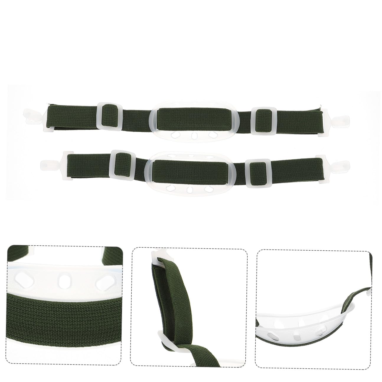SOLUSTRE 10piezas Elástica Ajustable Para De Seguridad Unidades Accesorio Compatible Cascos Industriales y Deportivos