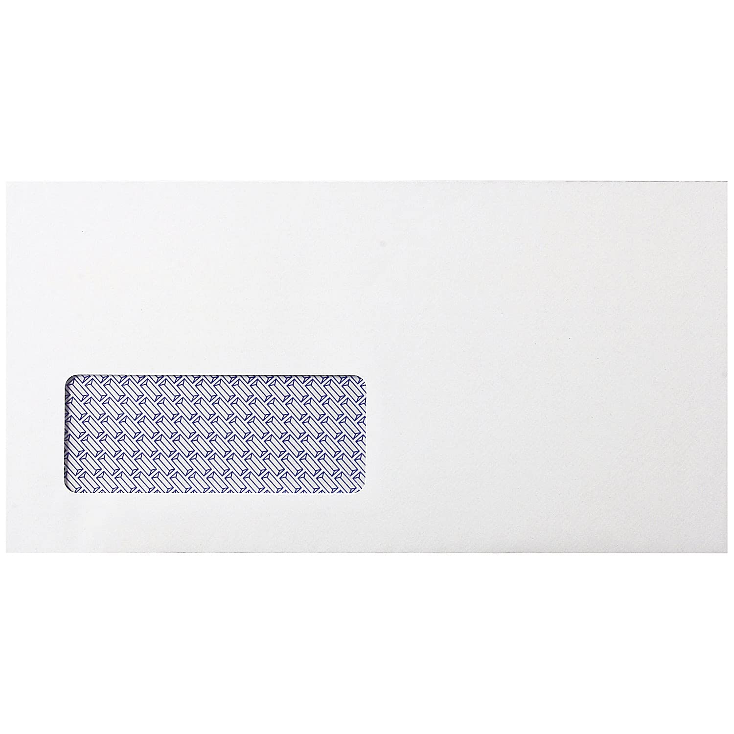 Q-Connect KF3455 Briefumschläge DIN lang mit niedrigem Fenster, 80 g/m², Haftklebung, 1000 Stück, weiß