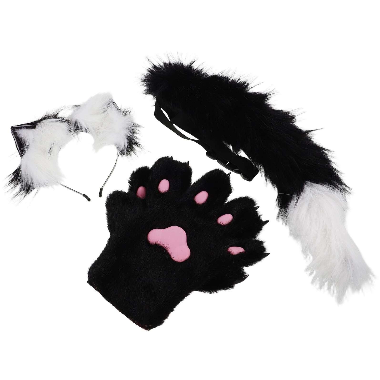 Abaodam Bandeau Cosplay Oreilles de Renard en Peluche, Lot 1 Set