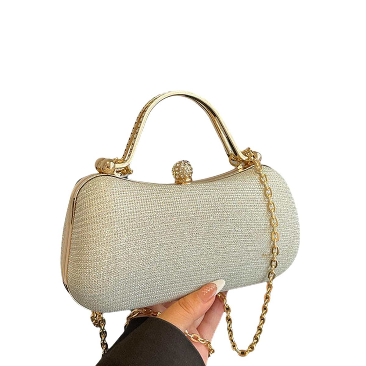 Damska torba z uszami niszowa torba modna modna łańcuszek wieczór ramię Crossbody