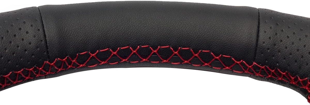 MEWANT Steering Wheel Cover for Toyota Yaris Wrap for/for Subaru Trezia 2011-2015 Made of Artificial Leather