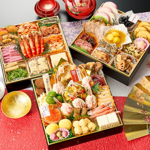 海鮮おせち 秀峰~彩~ 8寸三段重 全47品