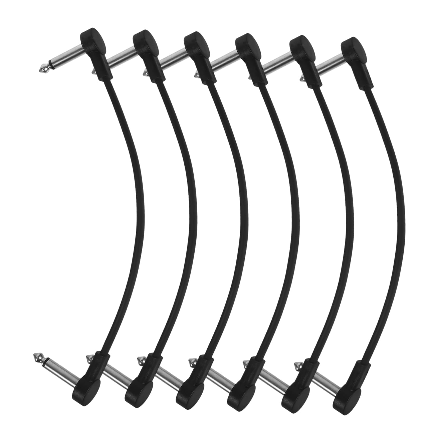 Toyvian 5 Set Di Cavi Per Chitarra Schermati Cavi Patch Per Chitarra Con Jack Da 6 35 Mm Cavi Per Strumenti Per 6 Pezzi * 5