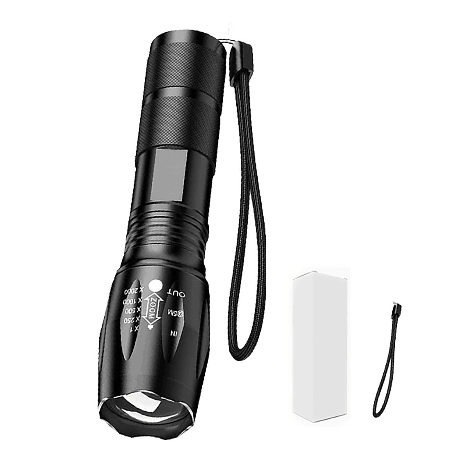 YWLUUOO LED Torches Zooms Focusing Hand Hold Flashlight Pocket Torches Watertight Light Outdoor Flashlight Cyclings Campings Watertight