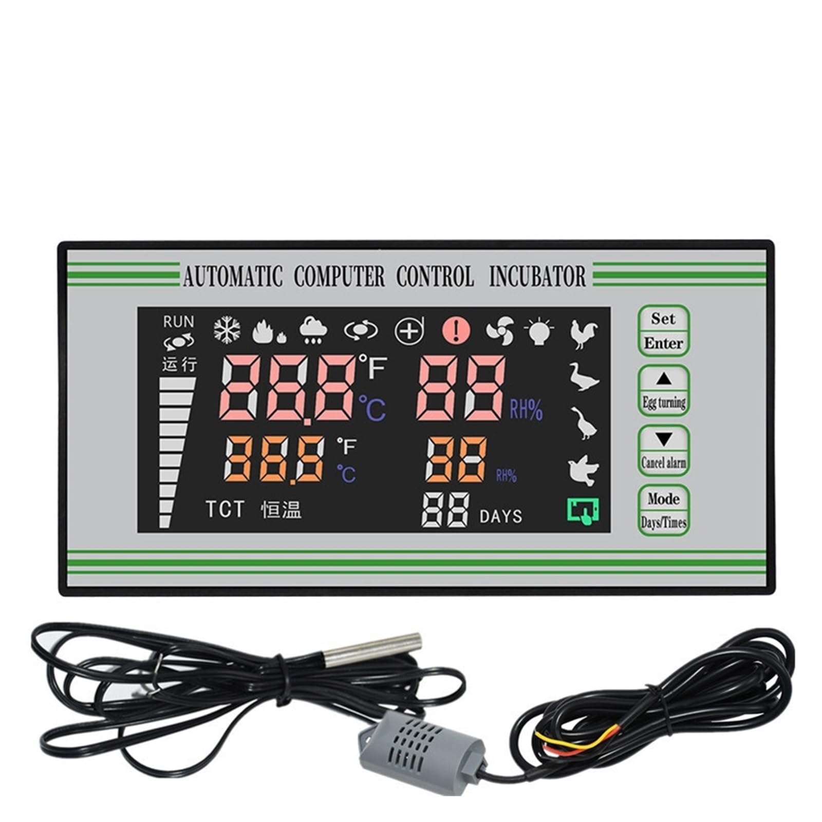 Kontroler Temperatury, Kontroler inkubatora jaj XM-18S Automatyczny komputerowy termostat inkubatora W pełni automatyczny wielofunkcyjny system sterowania