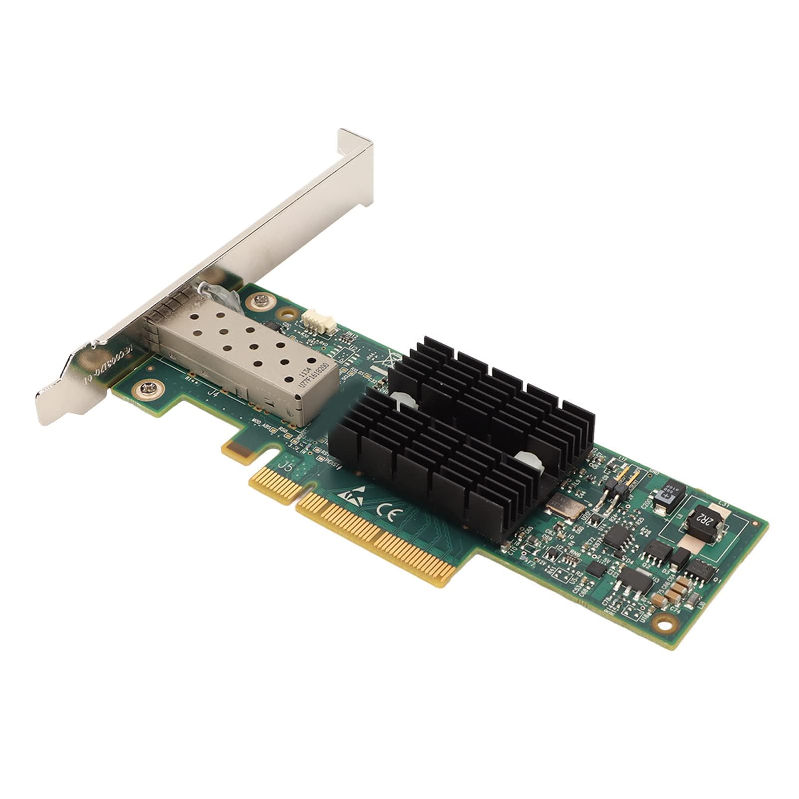 Dpofirs Carte Réseau 10 Go PCI E NIC, MNPA19XTR SFP+ Carte Réseau PCIE Adaptateur Réseau 10 Gbit/s Carte Réseau PCIE Canaux PCIE X8 pour Emplacements PCIE X8 et PCIE X16 pour Serveurs Informatiques