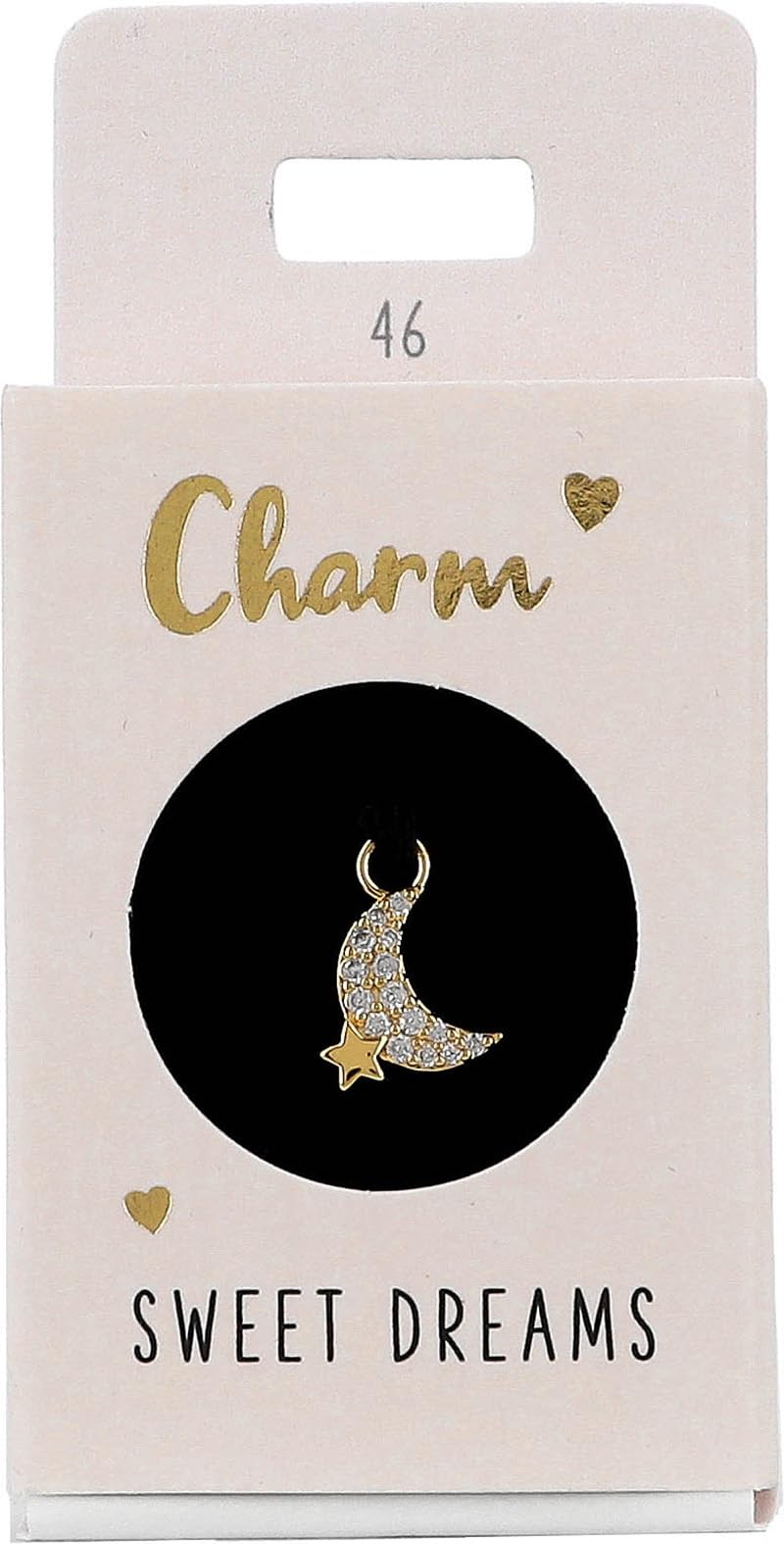 Depesche 11834-038 Piuma Charm, Ciondolo Placcato Oro per collane, bracciali e Orecchini, Ideale Come Piccolo Regalo