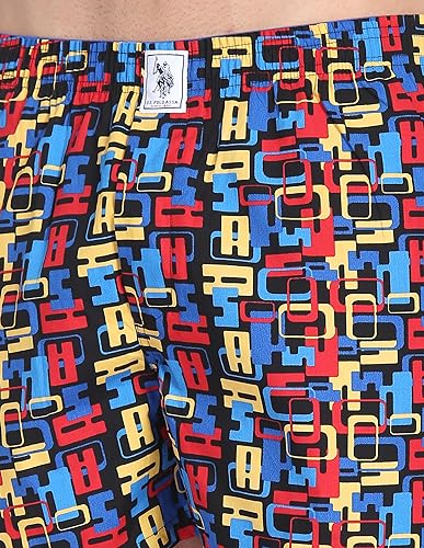 Image of U.S. Polo ASSN. Men's IYAC Back Pocket All Over Print Boxers - Pack of 1
