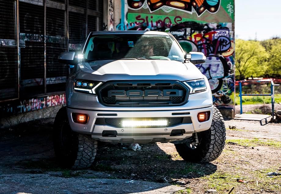 Cali Raised LED Bumper Light Bar Brackets for 2019-2022 Ford Ranger