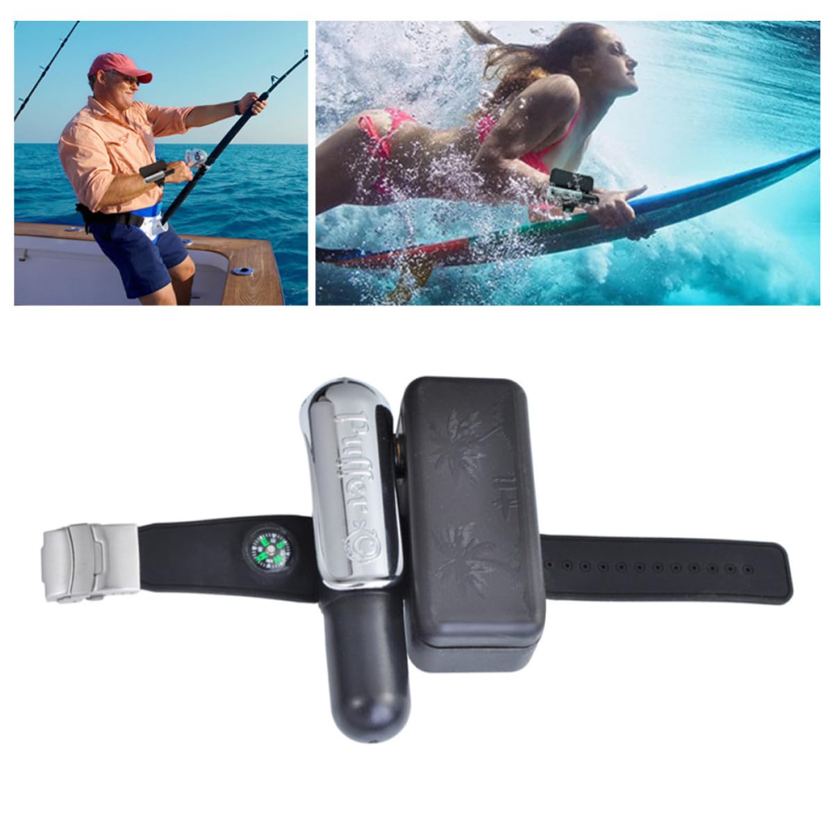 Ciieeo Pulsera Antiahogamiento Salvavidas para Nadar Material PP y TPU, Diseño Portátil y Resistente para Buceo y Pesca en Deportes Acuáticos