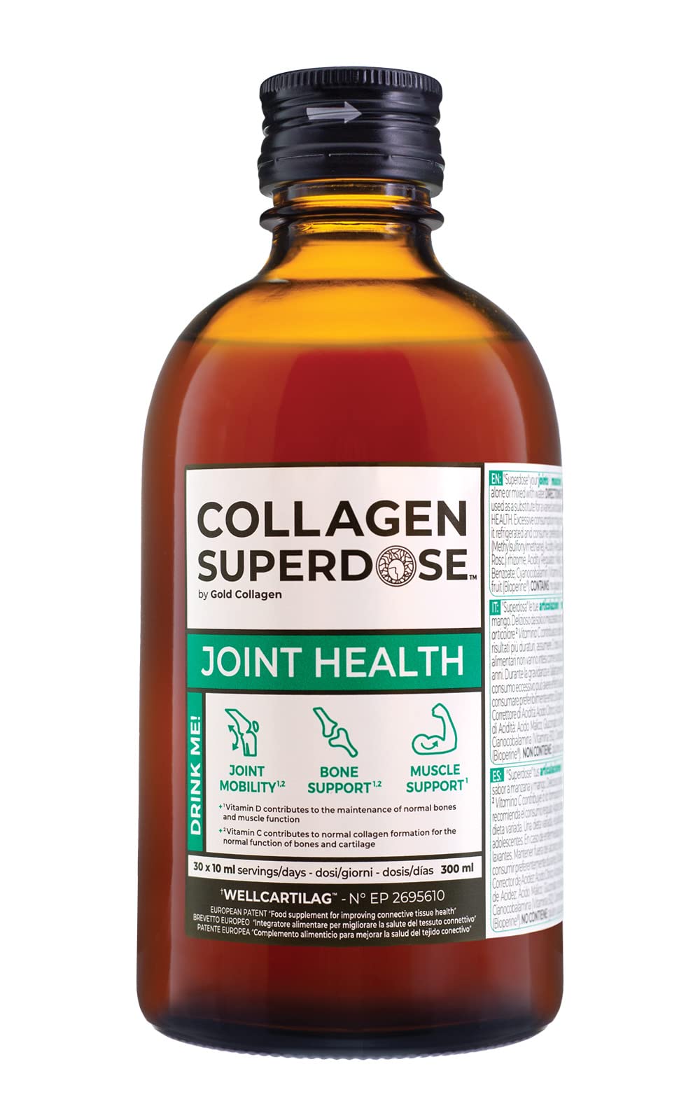 Minerva Gold Collagen Superdose Joint Care Liquid Supplement 300 ml