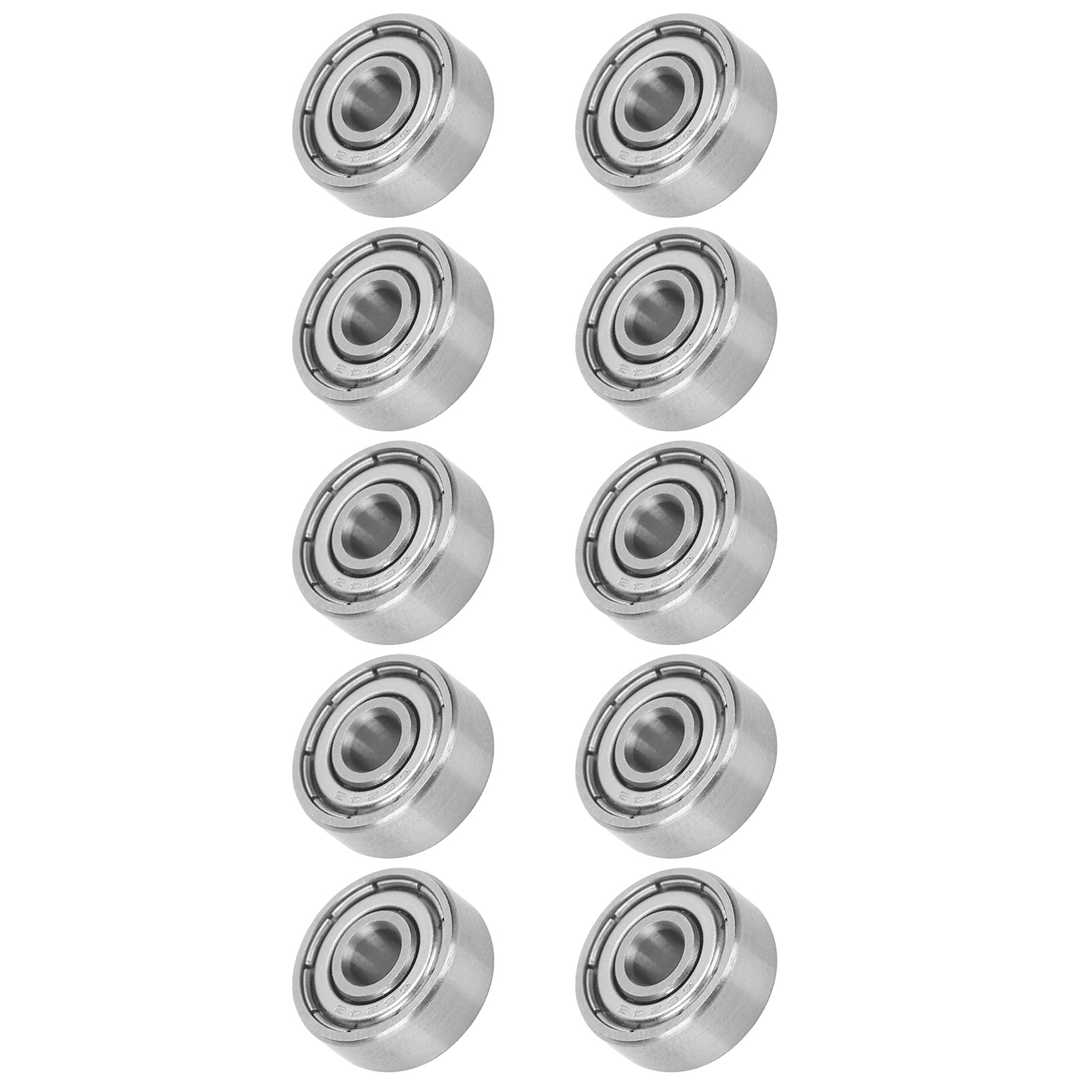 Cuscinetti Radiali a Sfera in Acciaio Inox 5x13x5 mm per Longboard Skateboard Pattini in Linea Rotelle Sport Estremi Adatti a Ruote di Sicurezza e Performance