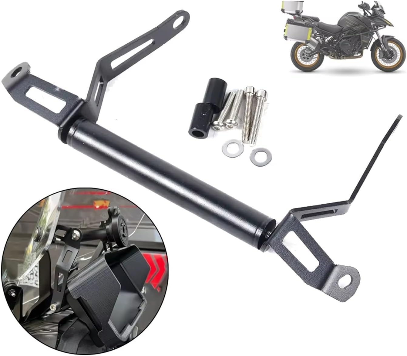 オートバイナビゲーションブラケット に適合する QJモーター バイク用電話スタンドホルダー GPSナビゲーションブラケット に適合す