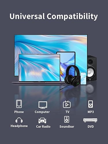 Miniatura 7 de Cable auxiliar, conector de auriculares a conector de auriculares, cable auxiliar de 90 grados de 0.138 in, cable de audio macho a macho, cable