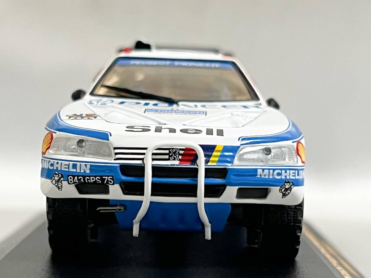 Amazon.co.jp: ixo 143 Peugeot 405T16 #204 1989 Dakar Rally
