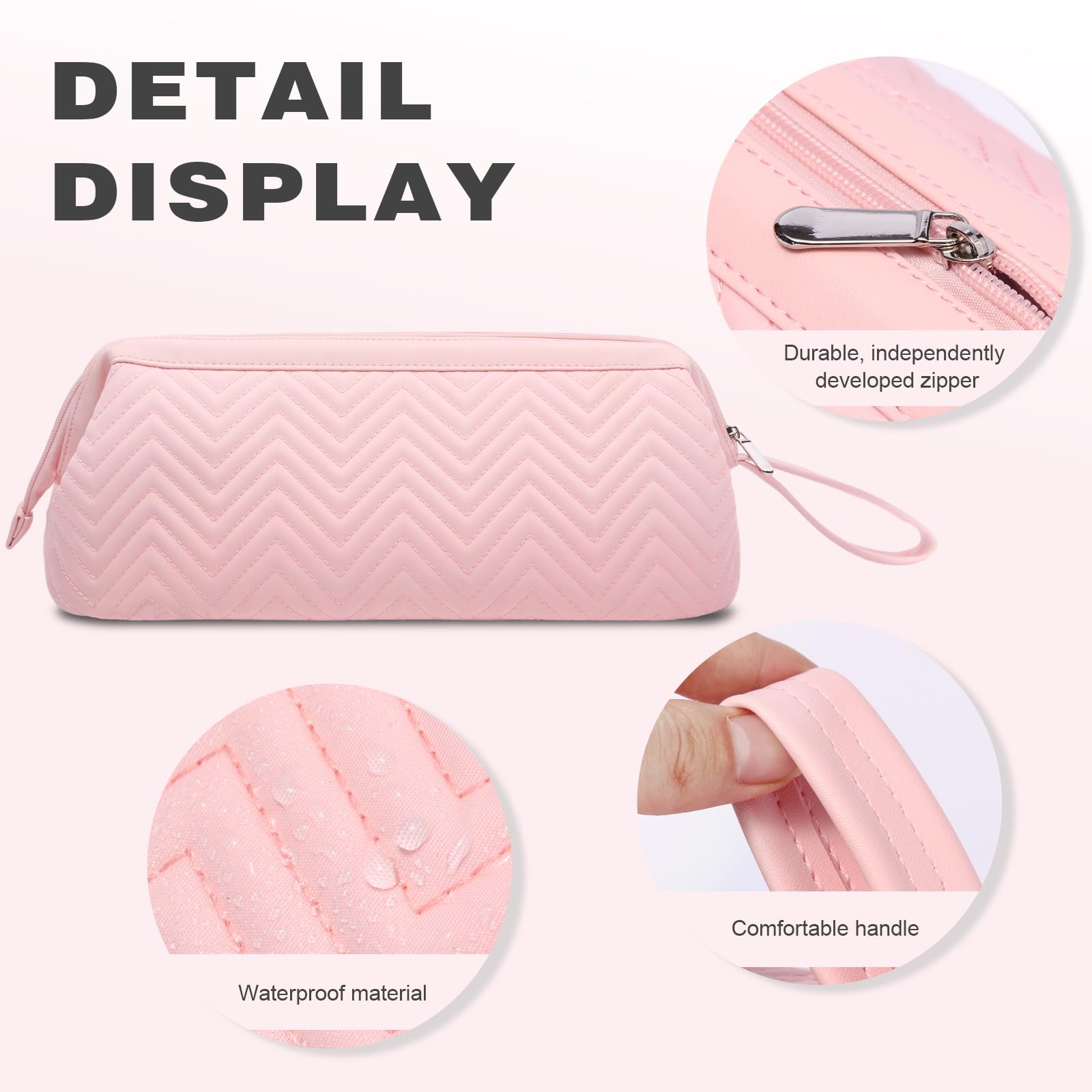GENCAN Travel Case for Shark Flexstyle Portable Storage Bag for Shark Flexstyle Hair Styler Carrying Case for Flex Style 4-in-1 Air Styler & Hair Dryer (Pink) - Image 2