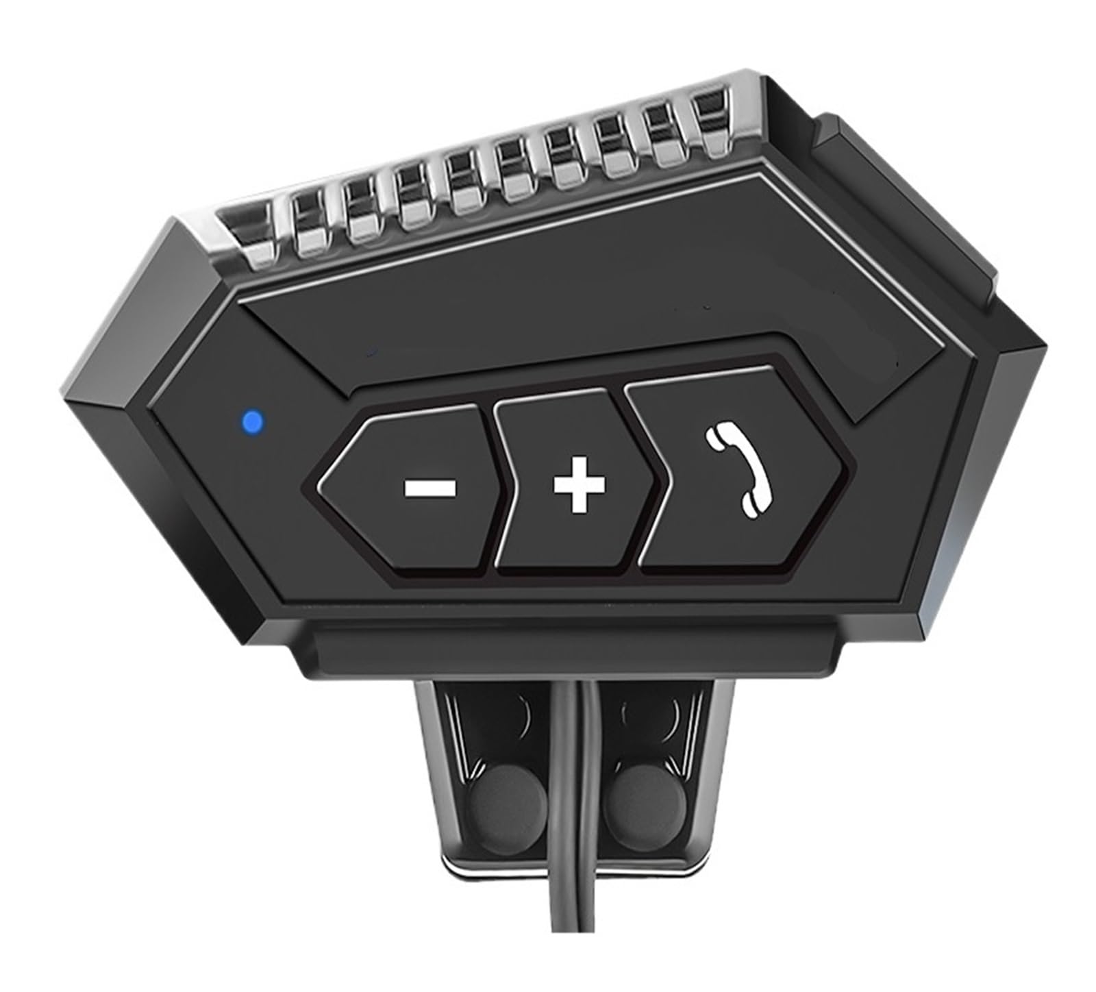 1/2 Uds intercomunicador for Casco de Motocicleta BT-12B Auriculares Impermeables intercomunicador con reducción de Ruido(2 Set)