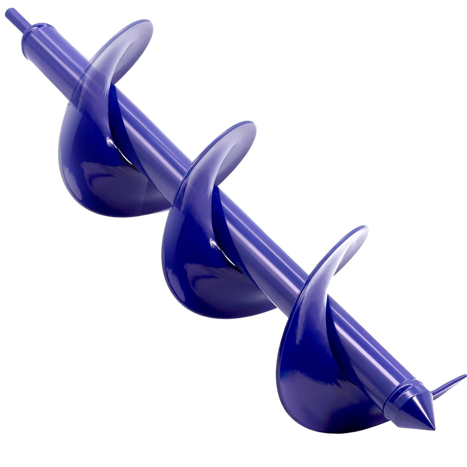 TCBWFY Auger Drill Bit for Planting 3.5"x16",Extended Length Garden Auger Spiral Drill Bit for Planting Bulbs Flowers,Planting Auger for Drill Post