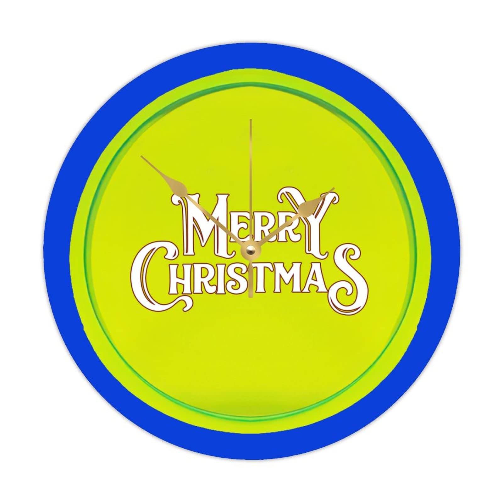Horloge en bois de Noel avec decoration boule sportive pour personnaliser votre salon festif