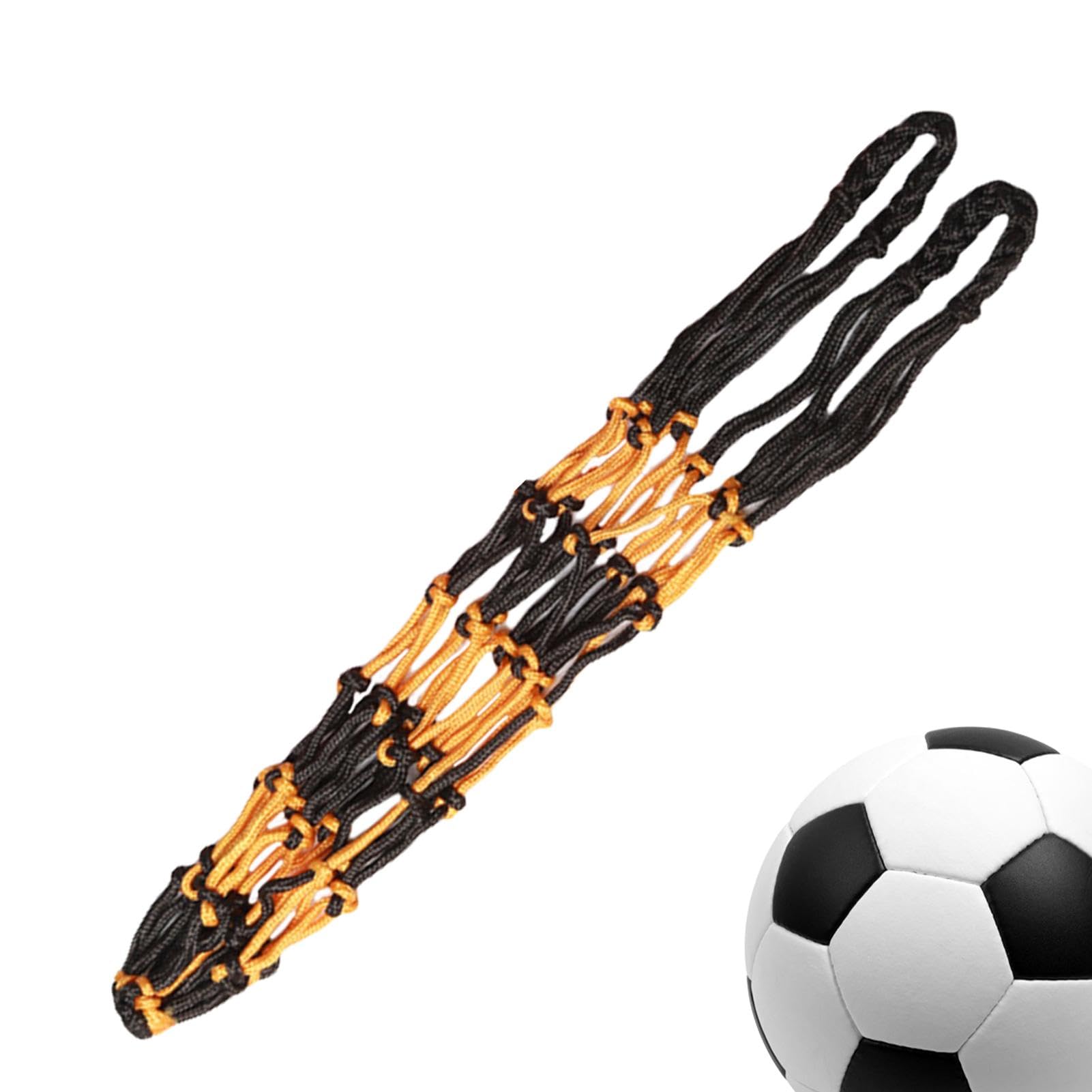 SITAKEGS Balltasche Netzgewebe 6-teilig - Extragroße Basketball & Fußball Tasche - Mit 5 Einzeltaschen & Schultergurt