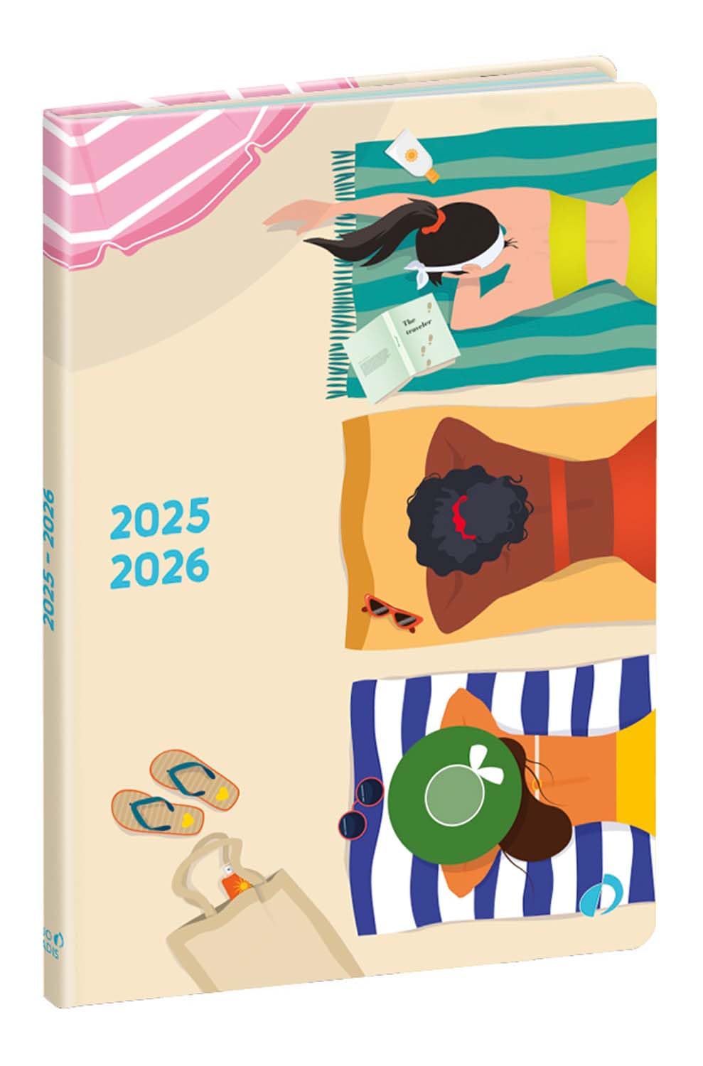 Quo Vadis - Agenda Année Scolaire - 2025-2026 - Hebdo Color 21 - Semainier Horizontal - Français - Atmosphere - Bleu - 12 Mois De Août à Juillet - 15x21 Cm Sur [[website-short-url