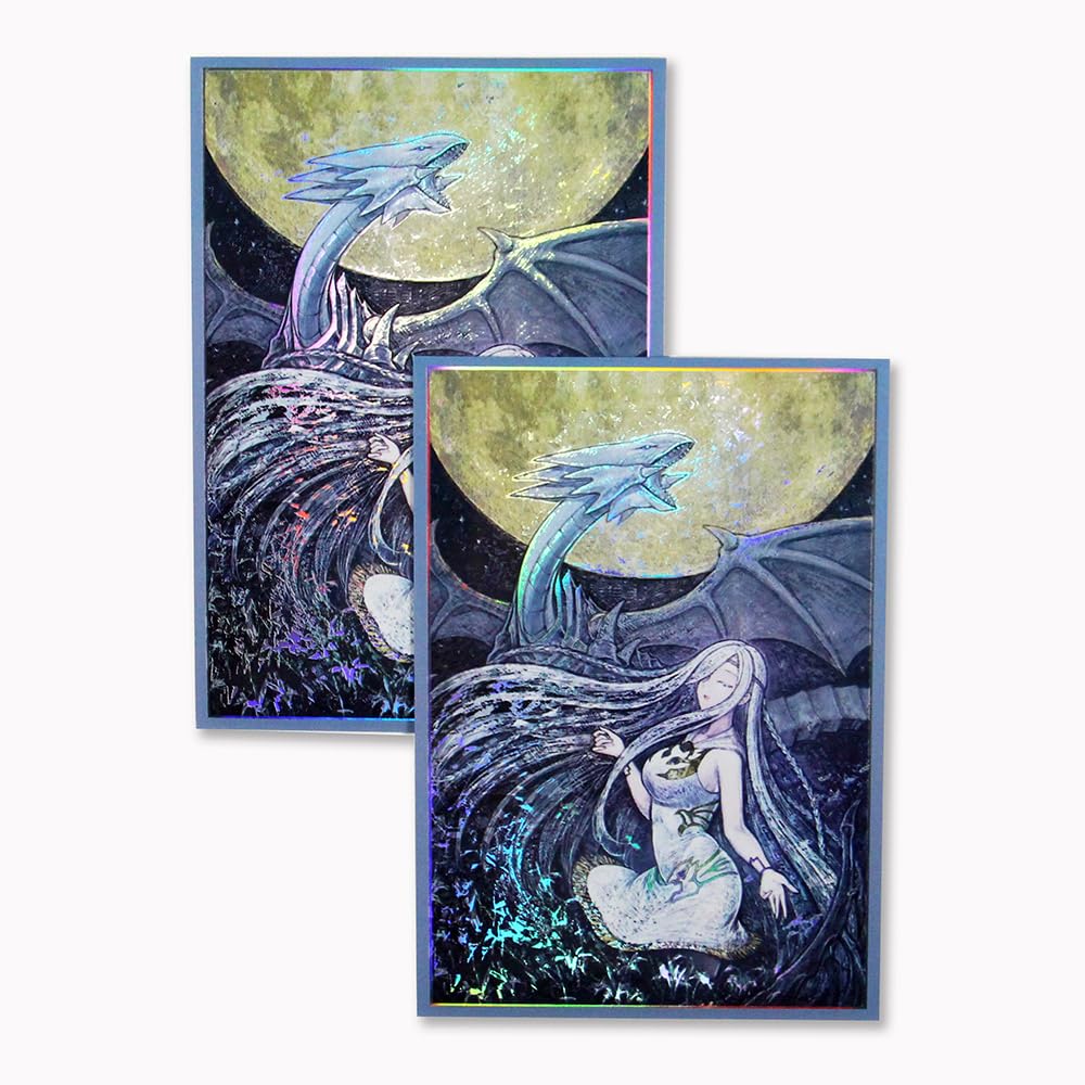 mtg card sleeves art Amazon Mtg Card Sleeves UAONO MTG Card Sleeves 100ct - Mountain main image 0