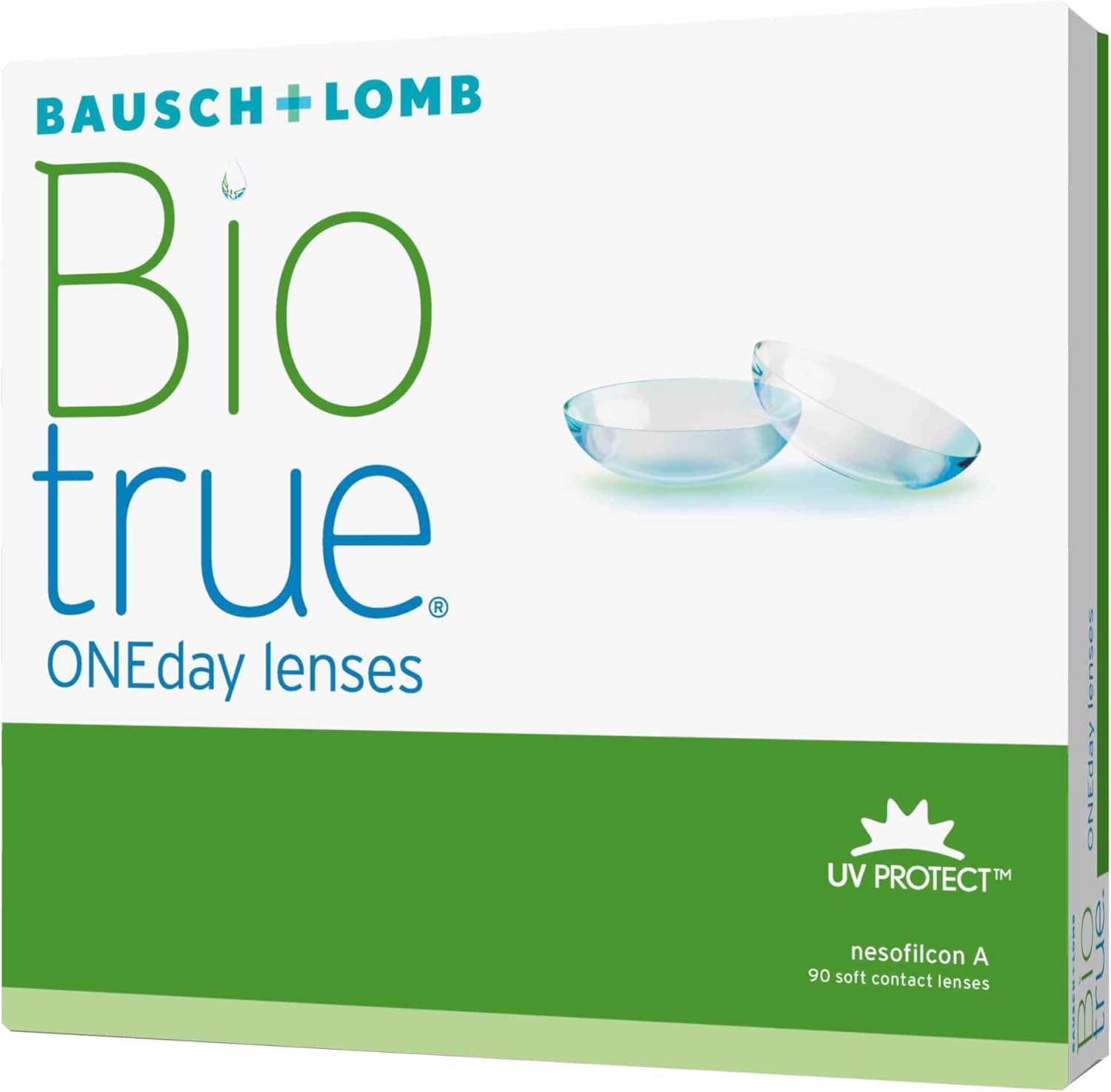 Biotrue ONEday Lenti a Contatto Giornaliere Correttive, 90 Lenti, BC 8.6 mm, DIA 14.2 mm, -2.25 Diopt