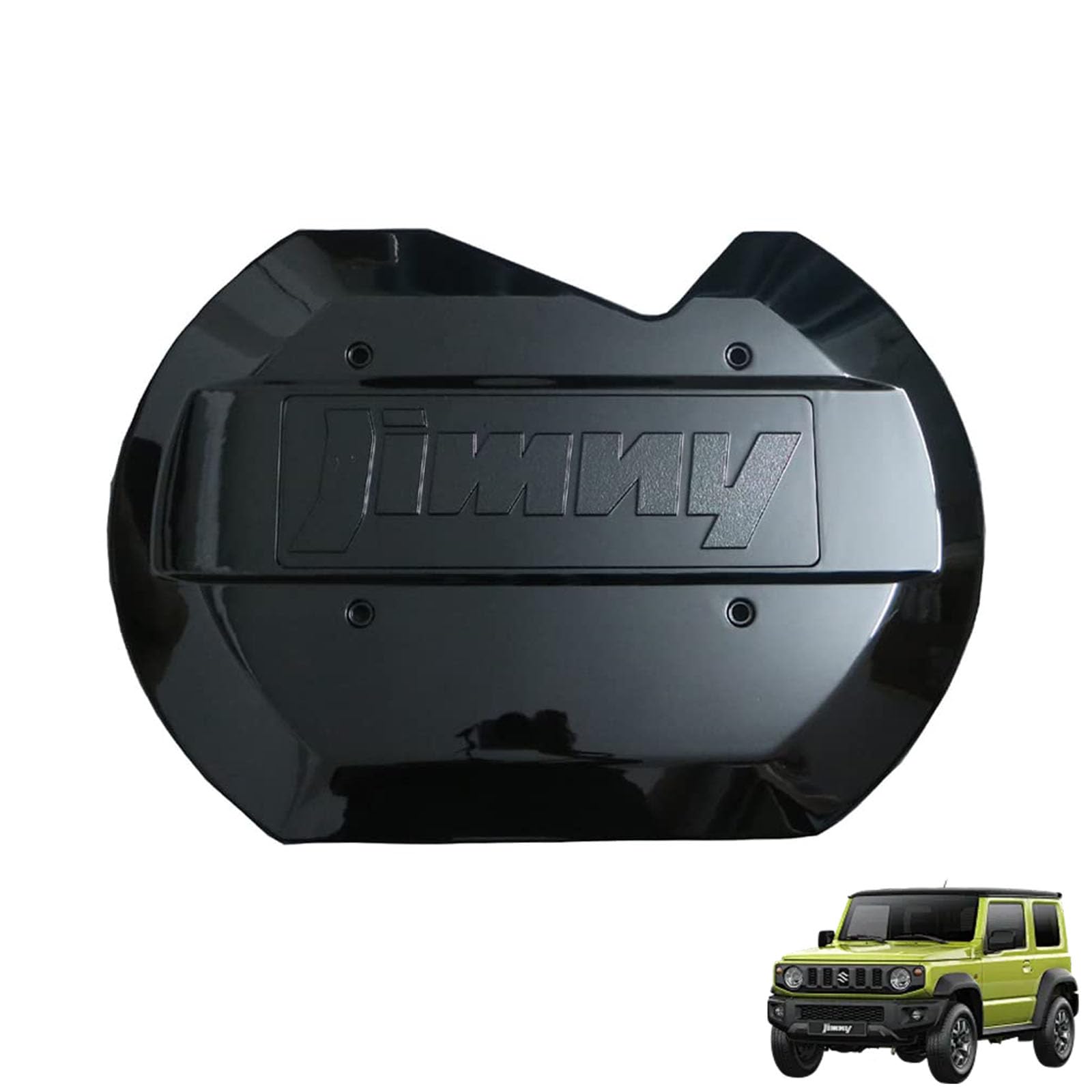 【美品】新型ジムニー JB64 / シエラ/スペアタイヤレスカバー ブラック Amazon | グロッシーブラック,ジムニータイヤカバー 新型スズキ
