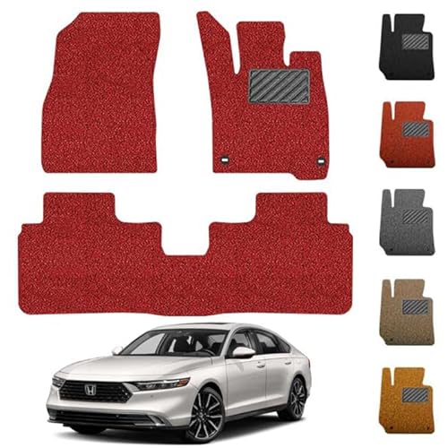 ホンダ対応 アコード フロアマット CY2系 ACCORD カーマット CY2 BIO PURE MAT クッションコイル UNTIL コイルマット 車 防水 汚れ防止 (BEIGE)