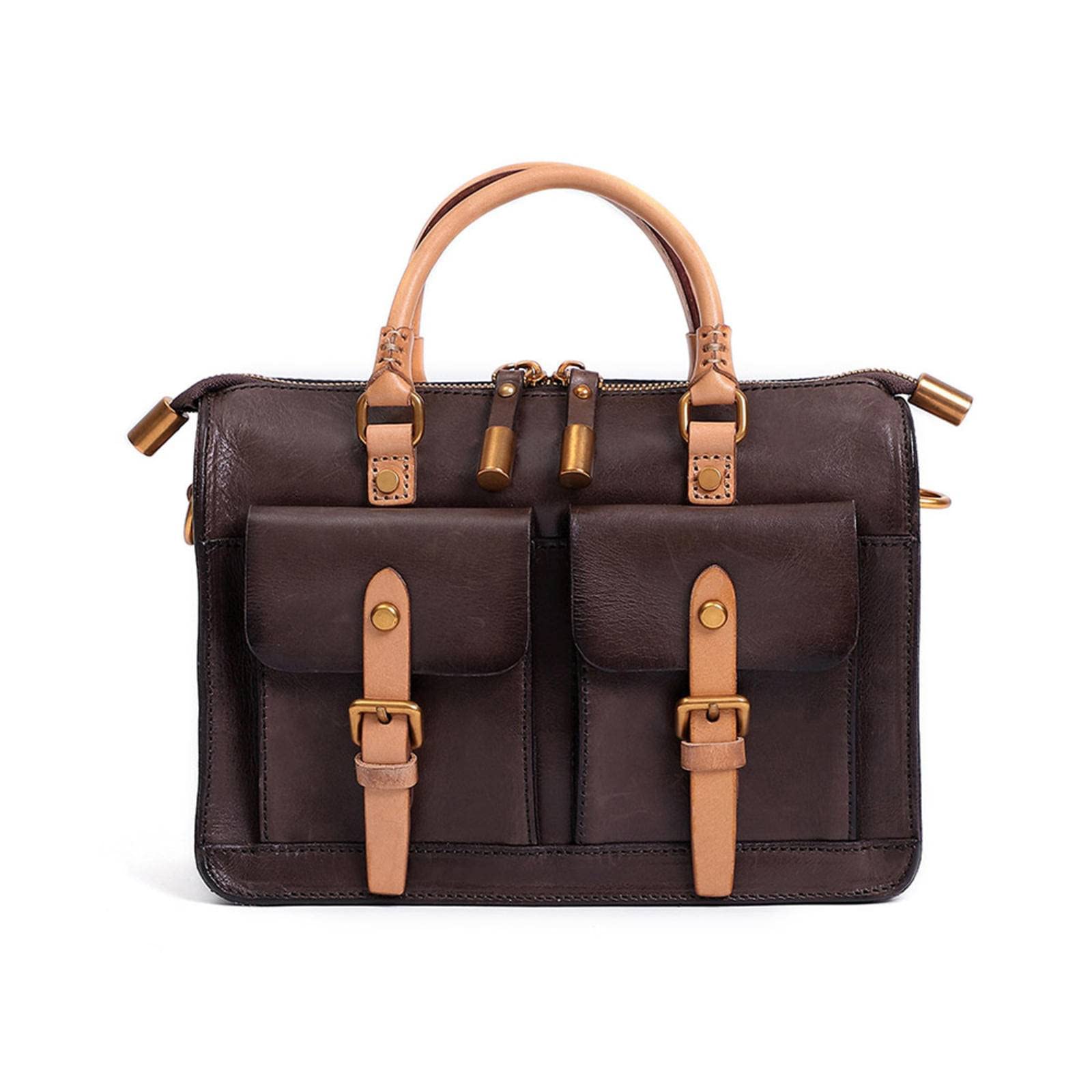 Sac à bandoulière en cuir véritable motif squelette anti-usure chic