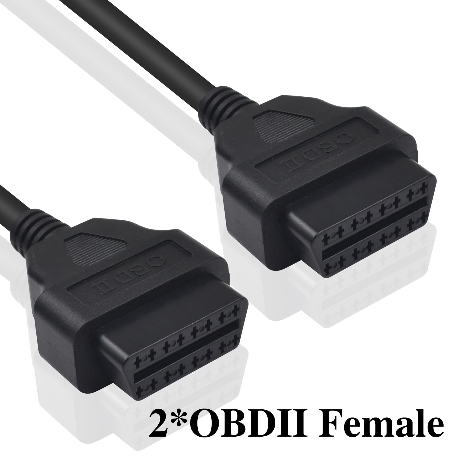 Cavo Di Prolunga OBD2 One Point Two A Y 16 Pin Maschio-Femmina Doppia, 30cm. Collega Due Dispositivi Alla Porta Diagnostica Dell'Auto - 2