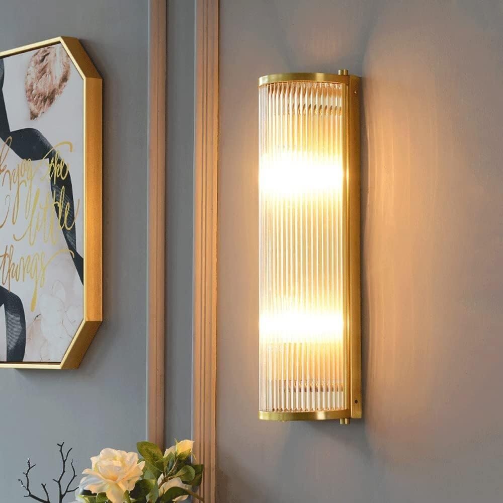 Lampada da Parete Moderna in Rame - Lampada da Sala da Pranzo postmoderna, Illuminazione a Sospensione per corridoio e Camera da Letto, Design elementare, Decorazione per la casa,