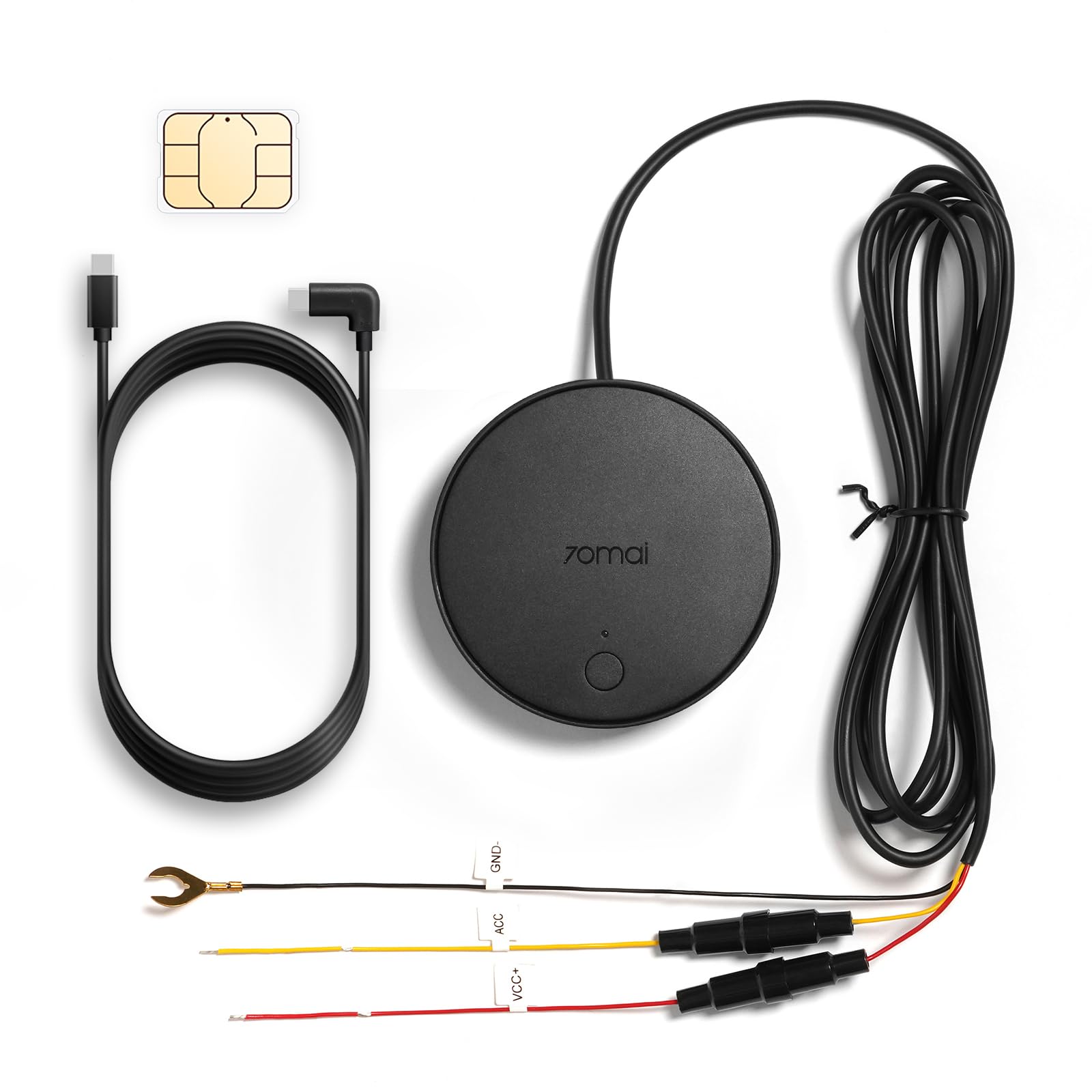 70mai 4G Hardwire Kit UP04 Typ-C für Dash Cam A810 Lite 4K Omni T800 A810S A510 M800 Smart Park Überwachung GPS