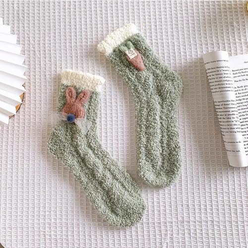 Image of Benefeet Sox Womens Fuzzy Socks Girls Cute Slipper Sock Funny Fluffy Winter Warm Soft Cozy Plush Indoor Sleep Sock