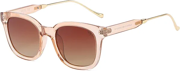 SOJOS Classic Square Polarized Sunglasses Womens Mens Retro Trendy UV400 Sunnies SJ2050