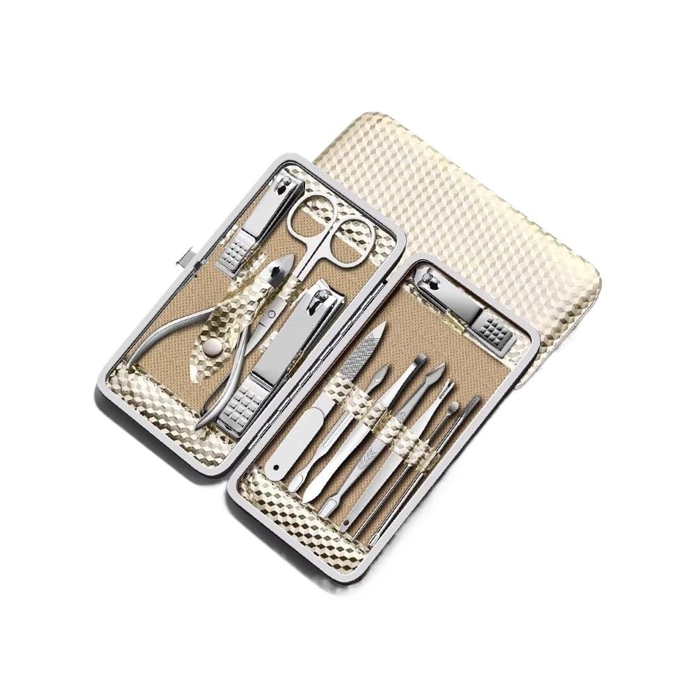 Kit de Manucure anti-peaux mortes et ensemble de coupe-ongles précis en acier
