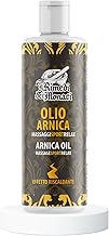 Olio Arnica e Canfora Effetto Caldo, Olio Massaggio Professionale 250 ml Canforato, Effetto Riscaldante e Rilassante per Muscoli e Articolazioni, Azione Rapida, Naturale, Non Unge - Rimedi dei Monaci